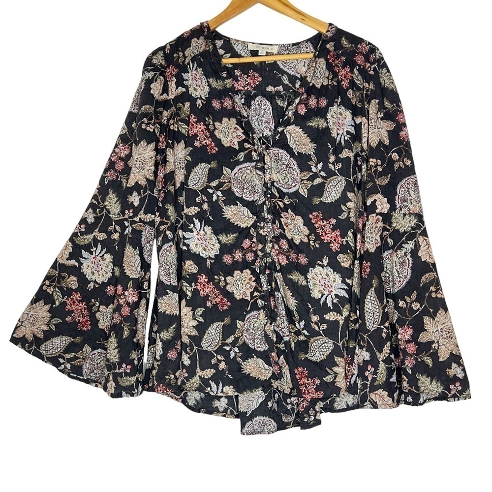 Umgee Boho Floral Shirt